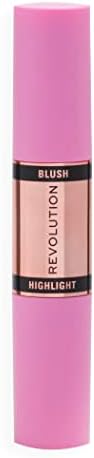  Makeup Revolution - Barra de Colorete e Iluminador Champagne Shine
| Colorete para el Rostro e Iluminador Champagne Shi